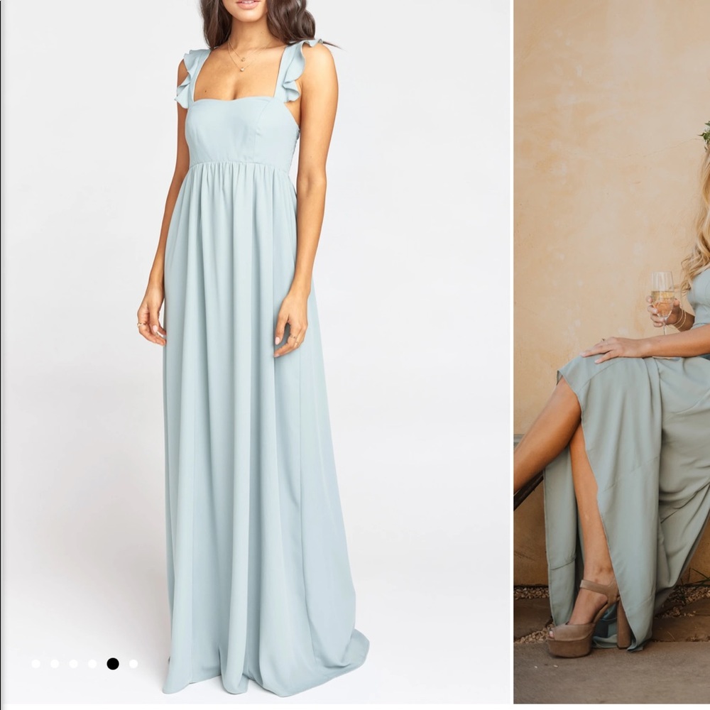 Show Me Your Mumu June Maxi Dress (bridesmaid) in Sage